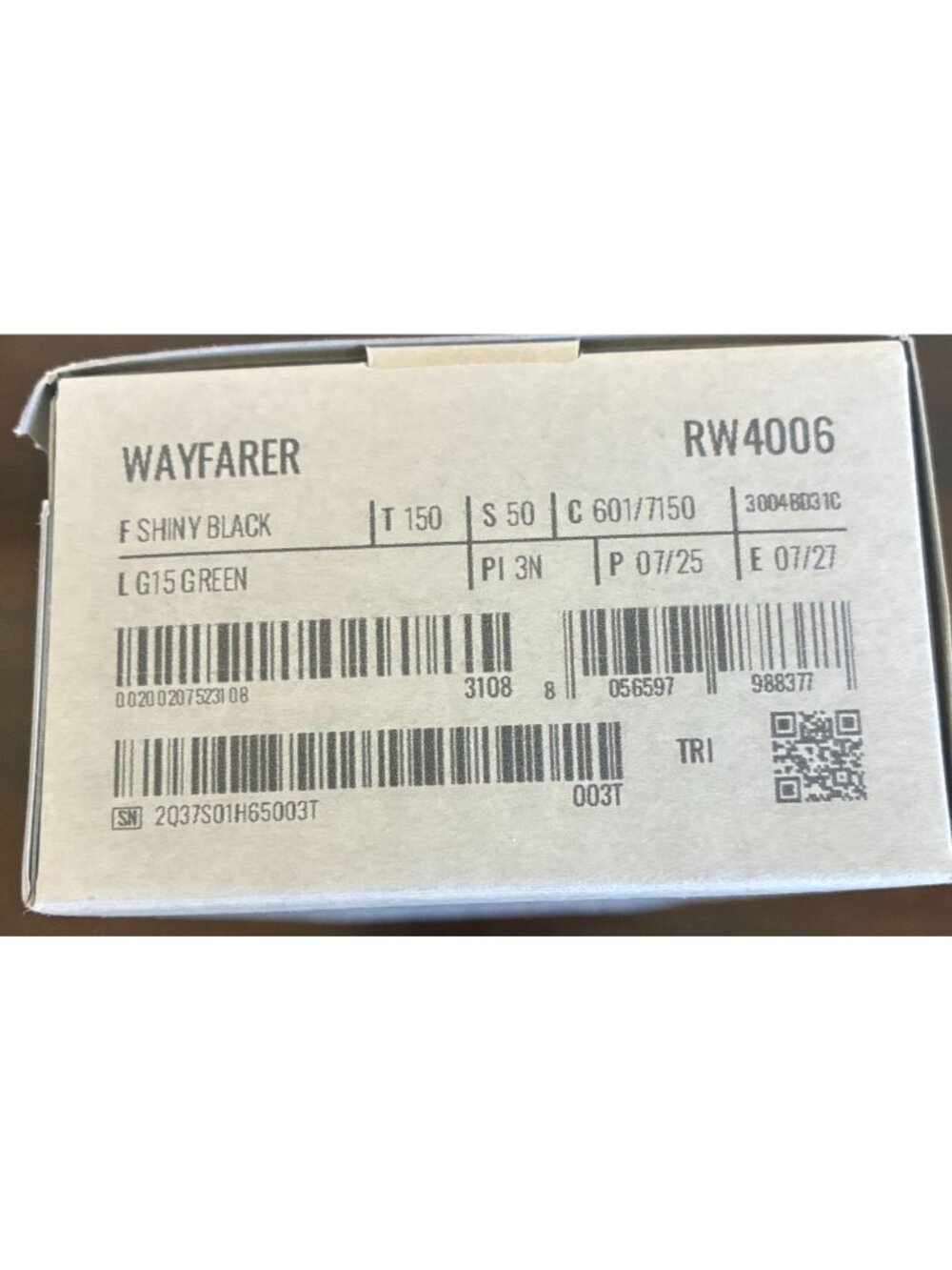 Genuine Ray-Ban Meta Wayfarer Gen1 Smart Glasses RW4006 Shiny Black G15 Green - Picture 12 of 13